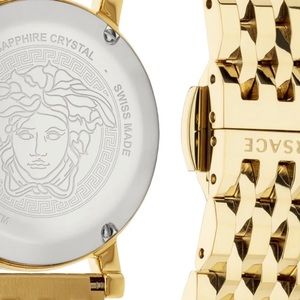 Women’s gold versace watch